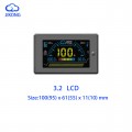 JK BMS LCD 3.2 екран дисплей JiKong врезной з кнопкою активації