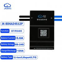 BMS плата смарт Jikong-BD6A24S12P 8-24S 120A 24-76В Li-Ion/LiFePo4/LTO