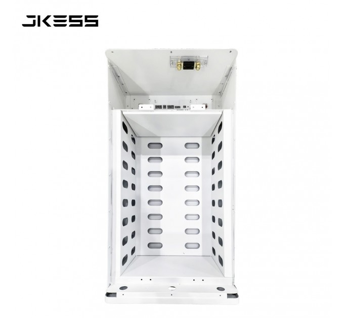 Корпус для DIY-збірки акумулятора JKESS вертикальний на колесах для LiFePO4 280–314 Аг 16S 48В