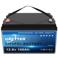 Акумулятор літієвий Ubetter LiFePo4 12V 100Ah 1280Wh