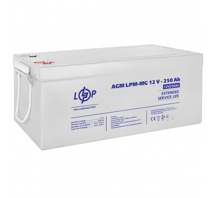 Акумулятор мультигелевий LPM-MG 12V - 250 Ah
