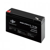 Акумулятор AGM LPM 6V - 12 Ah