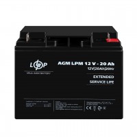 Розпродаж (4163) Акумулятор AGM LPM 12V - 20 Ah 09/23