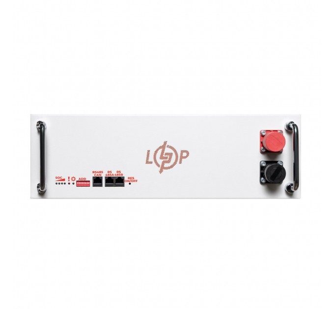 Акумулятор LP LiFePO4 51,2V - 100 Ah (5120Wh) (BMS SP 100A/50А) RM RS485/CAN WH