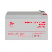 Акумулятор гелевий LPM-GL 12V - 7 Ah