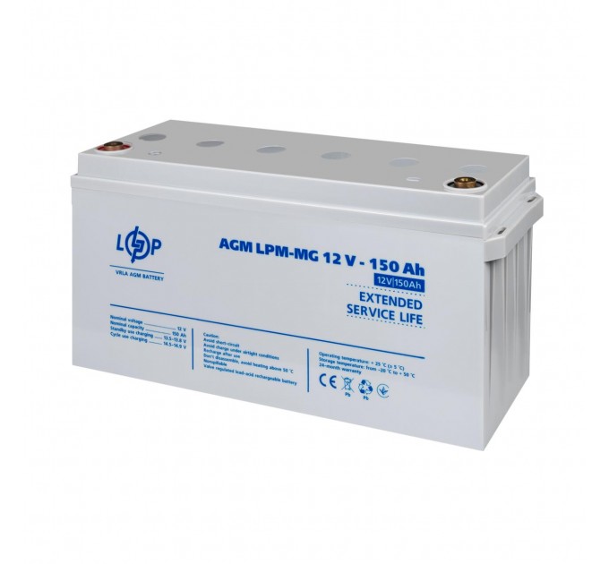 Акумулятор мультигелевий LPM-MG 12V - 150 Ah