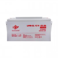 Акумулятор гелевий LPM-GL 12V - 65 Ah