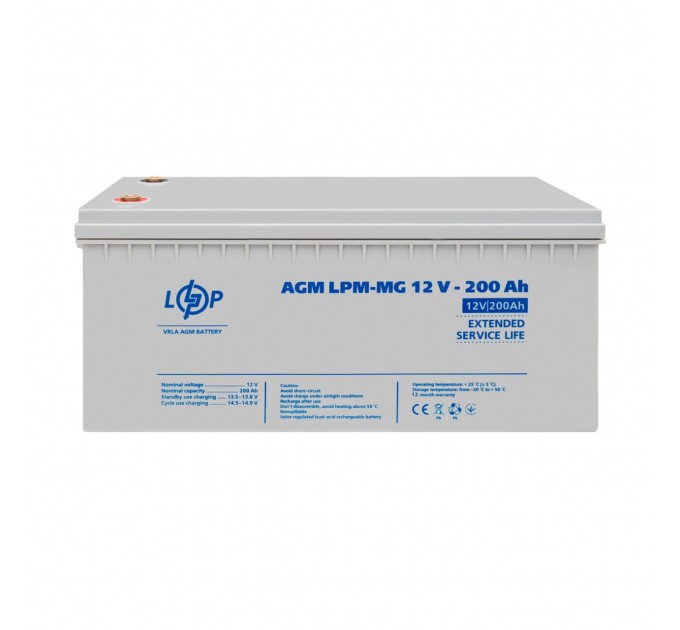 Акумулятор мультигелевий LPM-MG 12V - 200 Ah