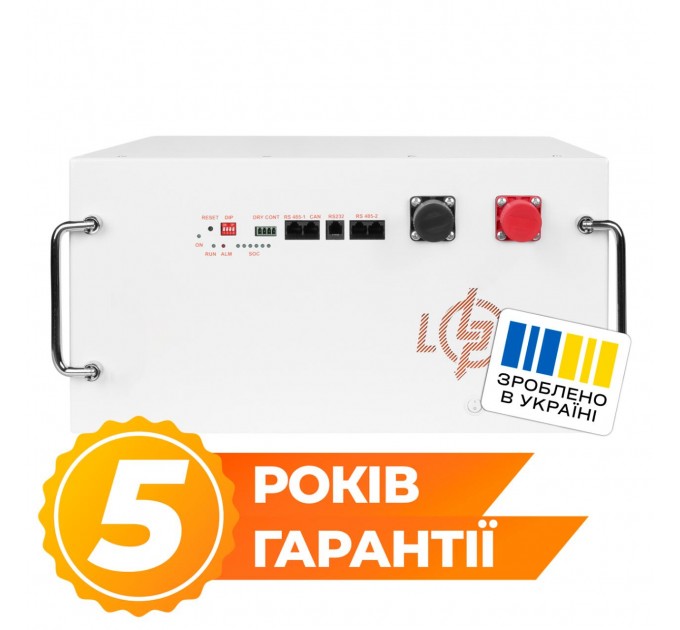 Акумулятор LP LiFePO4 51,2V - 230 Ah (11776Wh) (BMS JK 200A/100A) RM RS485/CAN WH