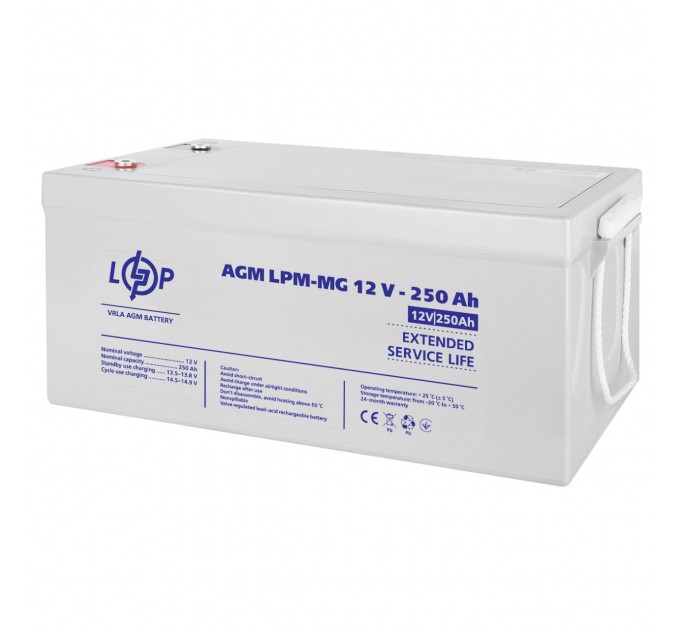 Акумулятор мультигелевий LPM-MG 12V - 250 Ah