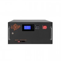 Акумулятор LP LiFePO4 51,2V - 280 Ah (14336Wh) (BMS SP 200A/100А) RM RS485/CAN LCD BL