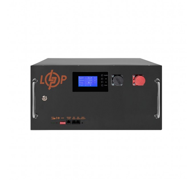 Акумулятор LP LiFePO4 51,2V - 280 Ah (14336Wh) (BMS SP 200A/100А) RM RS485/CAN LCD BL
