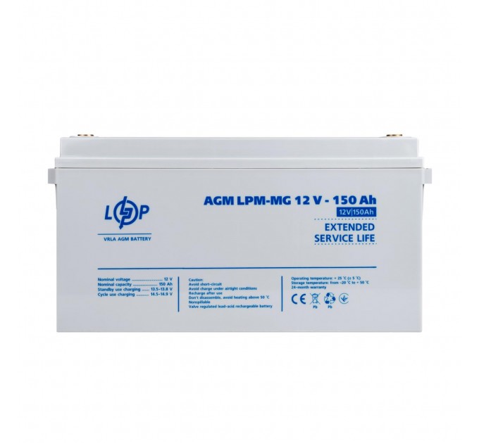 Акумулятор мультигелевий LPM-MG 12V - 150 Ah