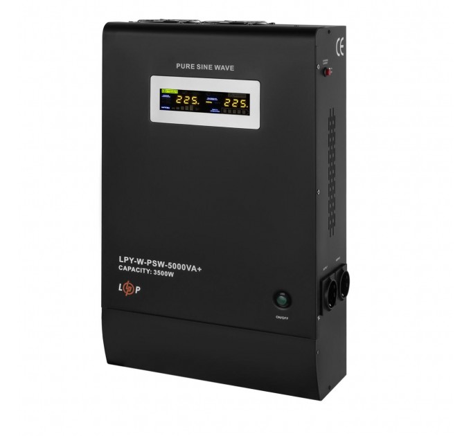 ДБЖ з правильною синусоїдою 48V LPY-W-PSW-5000VA+(3500Вт)10A/20A