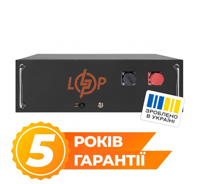 Акумулятор LP LiFePO4 51,2V - 100 Ah (5120Wh) (BMS JK 100A/50А) RM BL