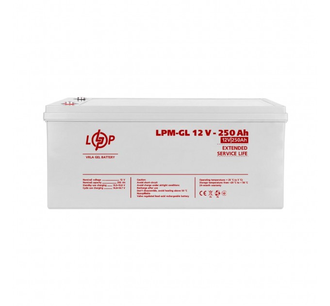 Акумулятор гелевий LPM-GL 12V - 250 Ah