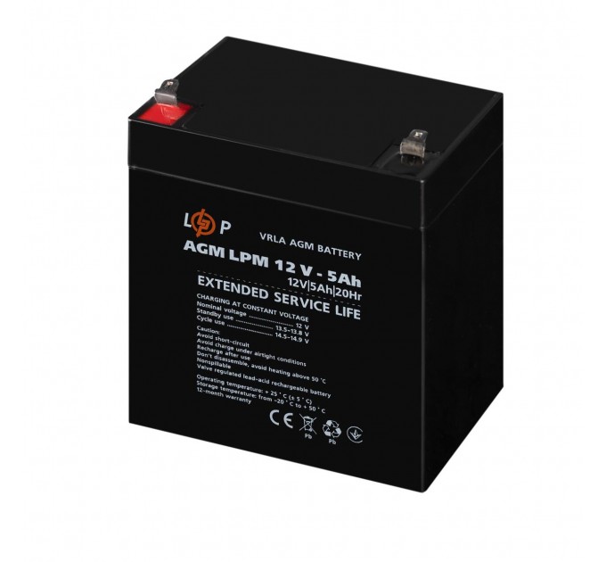 Акумулятор AGM LPM 12V - 5 Ah