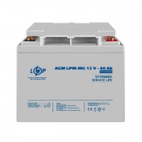 Розпродаж (3874) Акумулятор мультигелевий AGM LPM-MG 12V - 40 Ah 09/2023