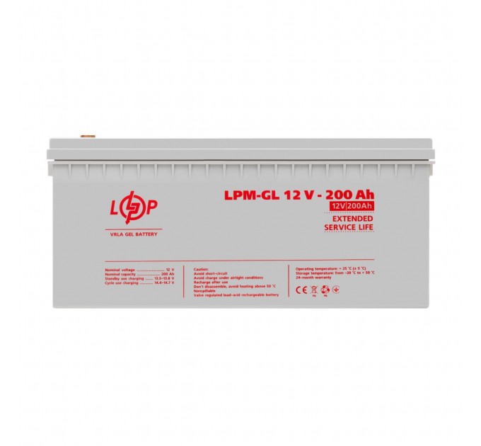 Акумулятор гелевий LPM-GL 12V - 200 Ah