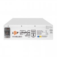 Акумулятор LP LiFePO4 51,2V - 100 Ah (5120Wh) (BMS SP 100A/50А) RM RS485/CAN WH