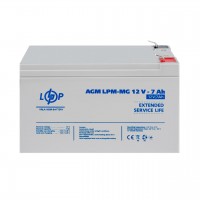 Акумулятор мультигелевий LPM-MG 12V - 7 Ah
