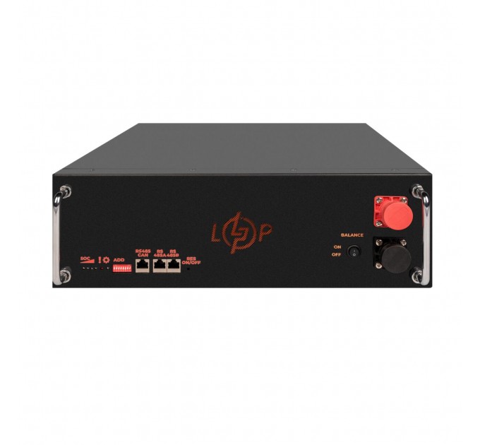 Акумулятор LP LiFePO4 51,2V - 100 Ah (5120Wh) (BMS SP 100A/50А) RM RS485/CAN LCD BL