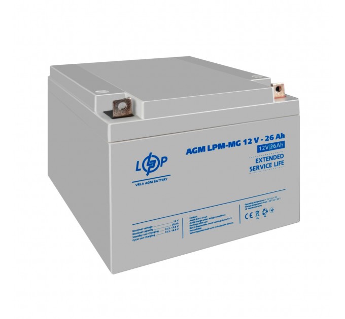 Акумулятор мультигелевий LPM-MG 12V - 26 Ah