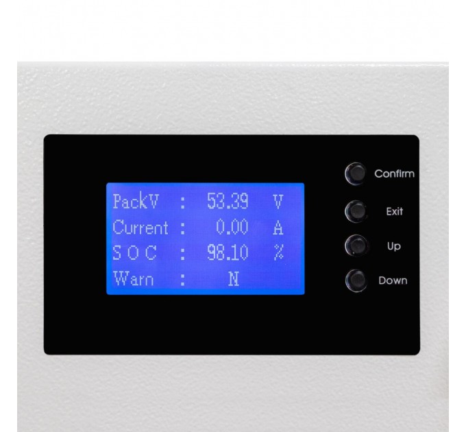 Акумулятор LP LiFePO4 51,2V - 230 Ah (11776Wh) (BMS SP 200A/100A) RM RS485/CAN LCD WH