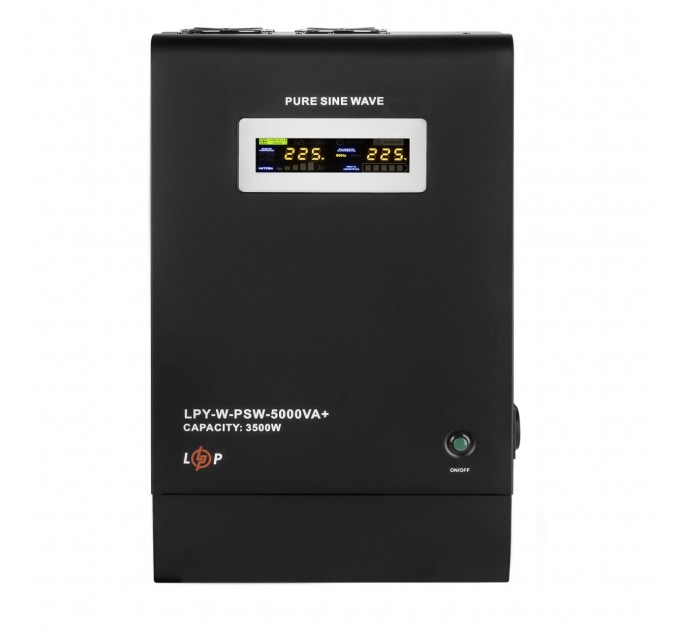 ДБЖ з правильною синусоїдою 48V LPY-W-PSW-5000VA+(3500Вт)10A/20A
