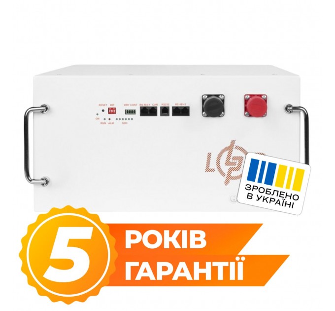 Акумулятор LP LiFePO4 51,2 V-150 Ah (7680 Wh) (BMS JK 150 А/100 А) RM RS485/CAN WH
