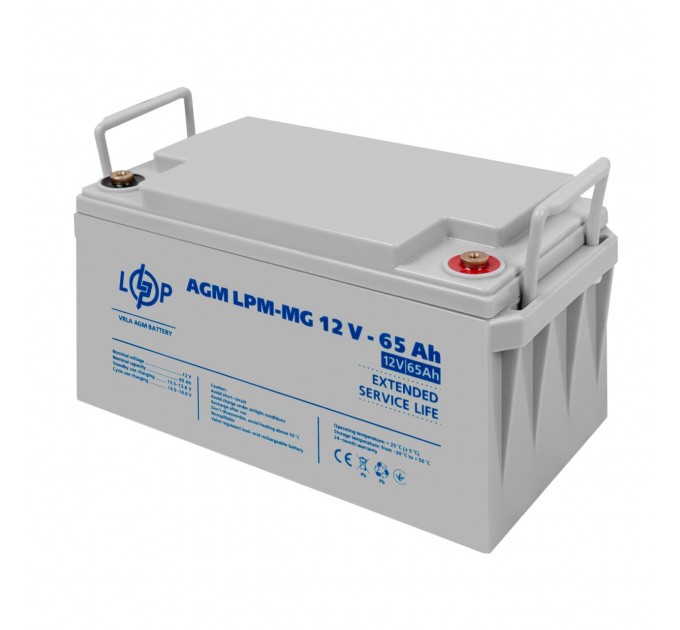Акумулятор мультигелевий LPM-MG 12V - 65 Ah