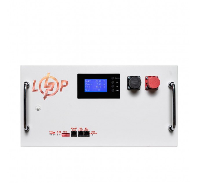 Акумулятор LP LiFePO4 51,2V - 230 Ah (11776Wh) (BMS SP 200A/100A) RM RS485/CAN LCD WH