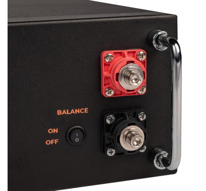 Акумулятор LP LiFePO4 51,2V - 100 Ah (5120Wh) (BMS SP 100A/50А) RM RS485/CAN LCD BL