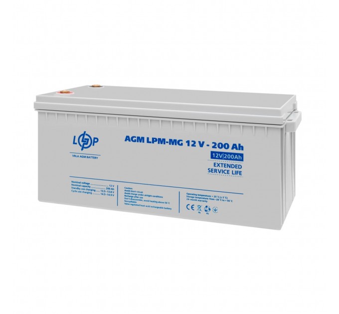 Акумулятор мультигелевий LPM-MG 12V - 200 Ah