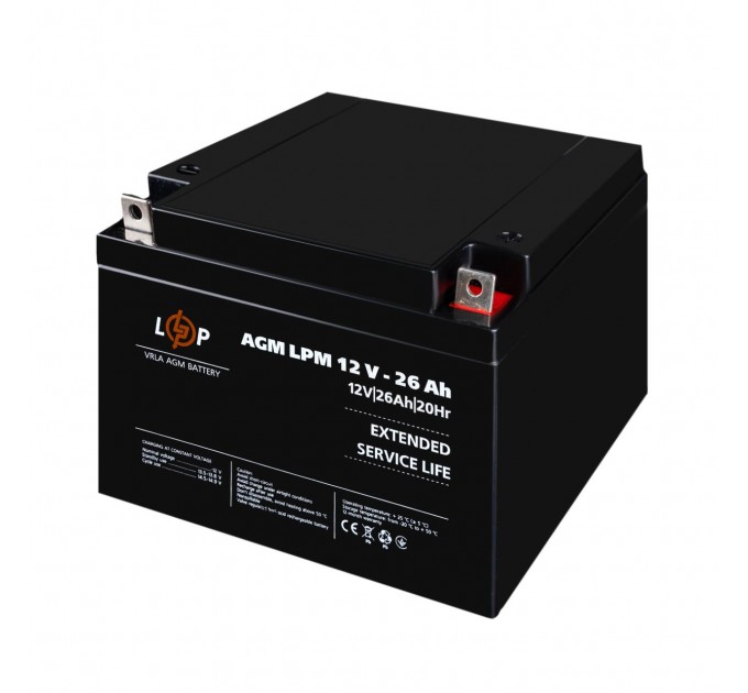 Акумулятор AGM LPM 12V - 26 Ah