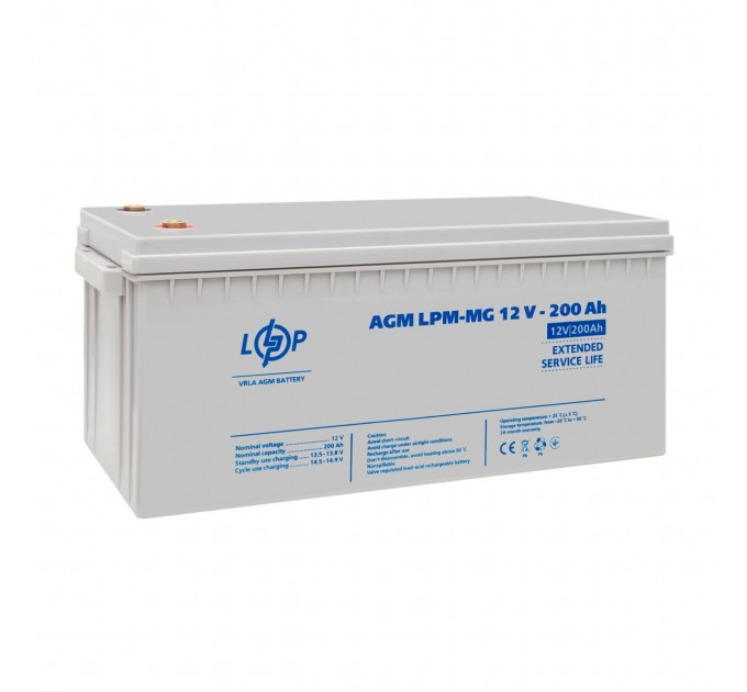 Акумулятор мультигелевий LPM-MG 12V - 200 Ah