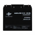 Розпродаж (4163) Акумулятор AGM LPM 12V - 20 Ah 09/23