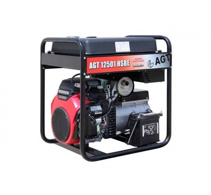 Бензиновий генератор AGT 12501 HSBE R45 + AVR