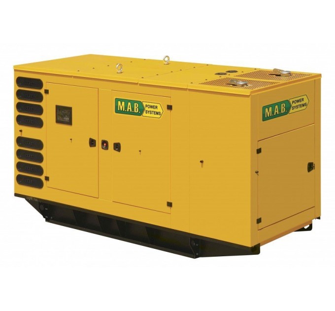 Дизельний генератор 400 кВт M.A.B. POWER SYSTEMS AD550 у кожусі