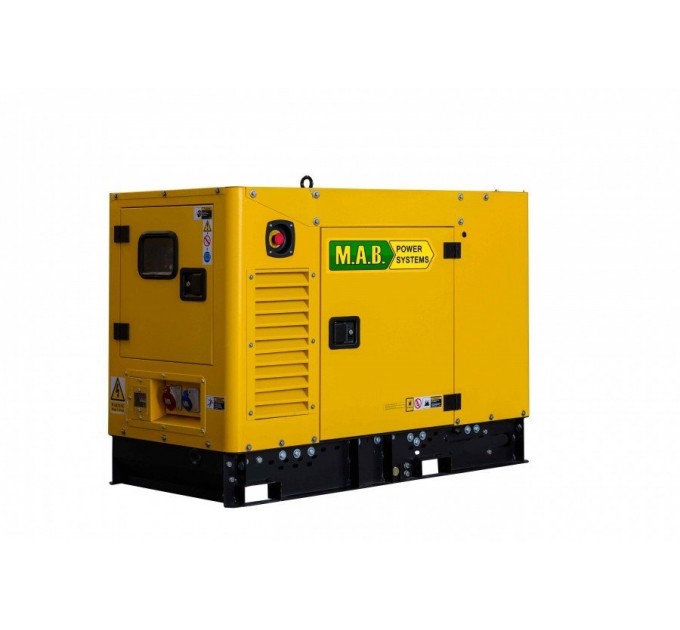 Дизельний генератор 10 кВт M.A.B. POWER SYSTEMS APD10MA у кожусі