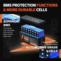 Акумулятор літієвий Ampere Time LiFePo4 24V 100Ah 2560Wh