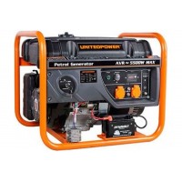 Генератор бензиновий 6 кВт UNITED POWER GG7300E відкритого типу