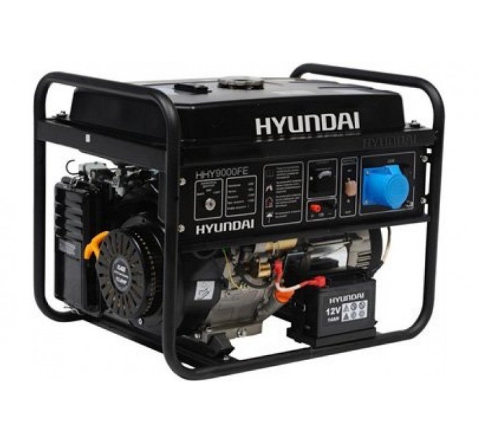 Бензогенератор 6 кВт HYUNDAI HHY 9000FE відкритого типу