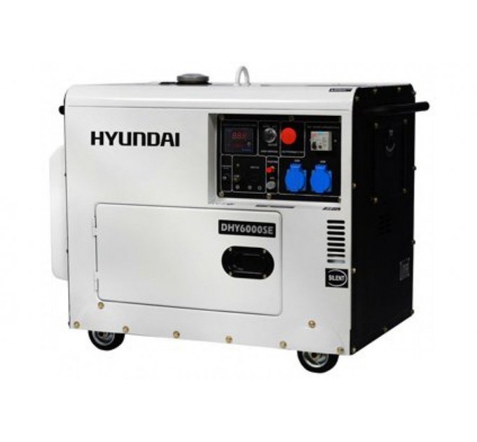 Генератор дизельний 5 кВт HYUNDAI DHY 6000SE у кожусі