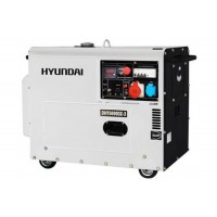 Дизельний генератор 6 кВт HYUNDAI DHY 8000SE-3 у кожусі