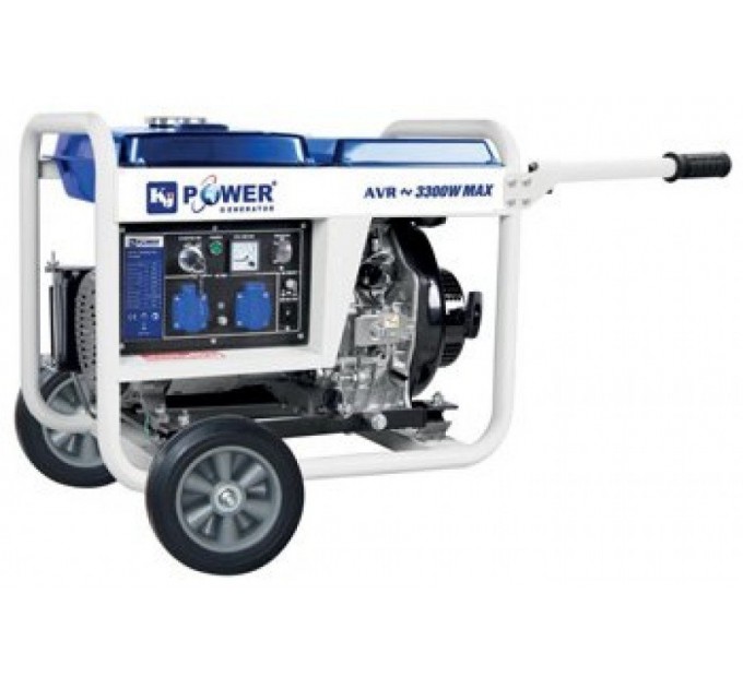 Електрогенератор дизельний 5 кВт KJ POWER KJ6500E відкритий