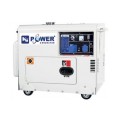 Дизельний генератор 5 кВт KJ POWER KJ7500T у кожусі