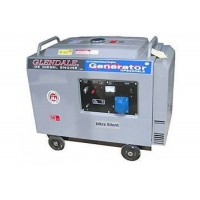 Електрогенератор дизельний 5 кВт Glendale DP6500L-SLE/3 у кожусі