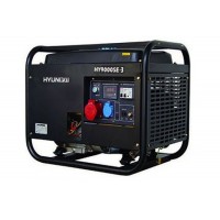 Бензинова електростанцiя 6,5 кВт HYUNDAI HY 9000SE-3 вiдкрита