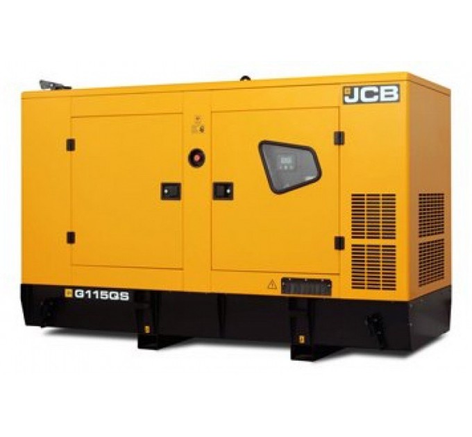 Дизельний генератор 92,8 кВтJCB G115QS у кожусі